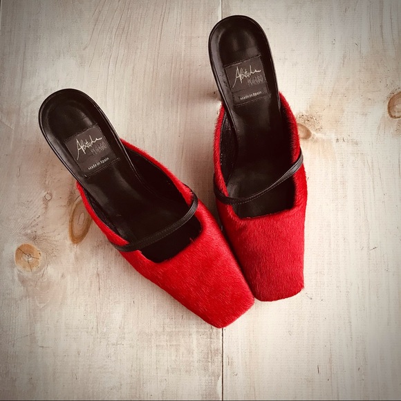 Shoes - Vntg Fur shoes